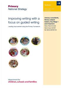 Guided Writing Materials