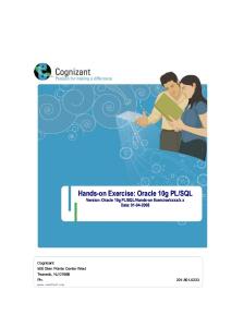 Hands-On Exercise Oracle 10g Pl SQL_v1 0