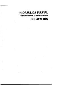 Hidraulica Fluvial. Fundamentos y Aplicaciones__socavacion