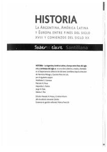 Historia Argentina, América Latina y Europa entre fines del S XVIII y comienzos del XX- Santillana.pdf