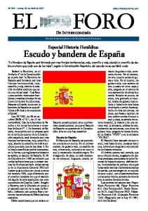 Historia heráldica. El escudo y la bandera de España