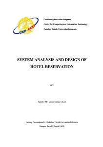 Hotel Reservation Project