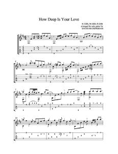 How Deep is Your Love With Tab (1)