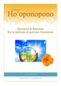 Ho'Oponopono_Questions Reponses Sur La Methode Hawaienne_N.bodin