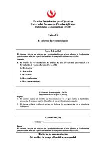 HU90 Unidad 3 2015 El Informe de Recomendación(1)
