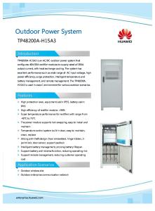 HUAWEI TP48200A Outdoor Power System