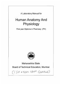 Human Anatomy & Physiology exp