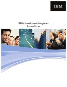 IBM BPM CaseStudies CustomerReferences SuccessStories