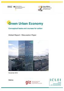 ICLEI-GIZ Green Urban Economy Study 2013