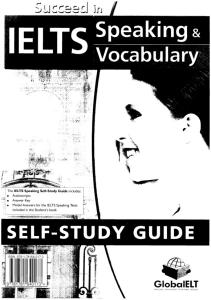 IELTS Speaking and Vocabulary KEYS