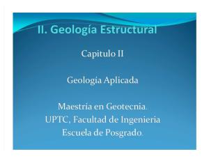 II Geologia Estructural