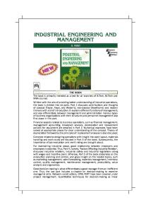 Industrial Engineering and Management-Dr.v.ravi