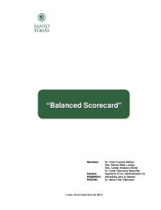 Informe Balanced Scorecard