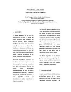 Informe de Laboratorio 3 Magnetismo