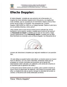 Informe Efecto Doppler