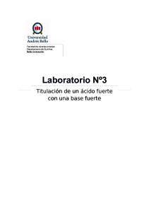Informe Lab. III Titulación de un ácido fuerte con una base fuerte