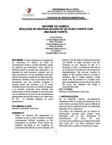 Informe Química - Neutralización I (1)