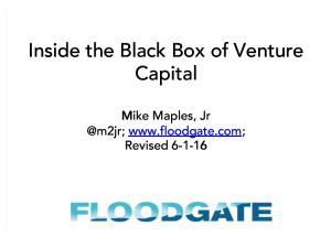 Inside the Black Box of Venture Capital