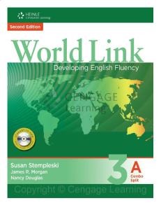 Intermedio i - Worldlink 3a - Second Edition