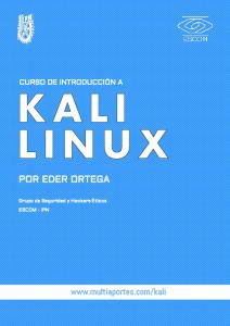 Introduccion Kali Linux