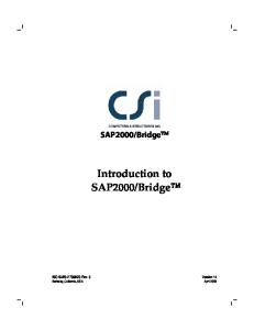 Introduction to Sap Bridge