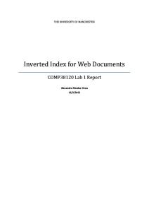 Inverted Index for Web Documents
