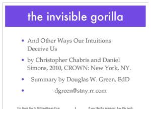 Invisible Gorilla[1]