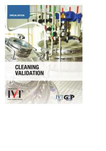 IVT Cleaning Validation IV 0