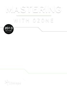 iZotope - MasteringWithOzone