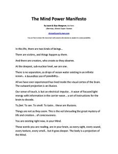Jason & Skye Mangrum - Mind Power Manifesto