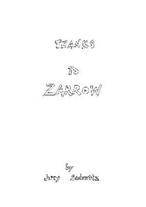 Jerry Sadowitz Thanks to Zarrow
