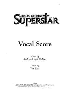 Jesus Christ Superstar (Score)