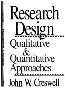 John W Creswell - 1994 - ives and Quantitative Approaches