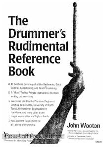 John Wooton - The Drummers Rudimental Reference Book