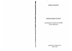 Jorge Gelman - Rosas Bajo Fuego