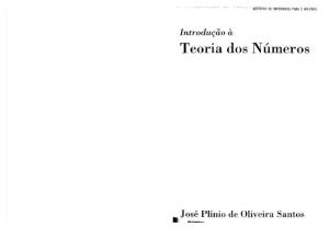 José Plínio de Oliveira Santos - Introdução à teoria dos números.pdf