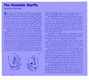 Karl Hein - The Heinstein Shuffle