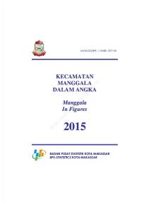 Kecamatan Manggala Dalam Angka 2015
