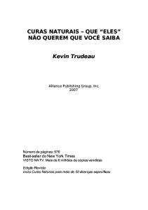 KEVIN TRUDEAU - Curas Naturais Que Eles Não Querem Que Você Saiba