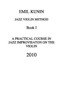 Kunin E. Jazz Violin