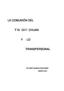 La Comunion Del Tai Chi Chuan y Lo Transpersonal