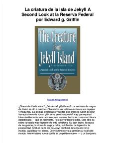 La Criatura de La Isla de Jekyll