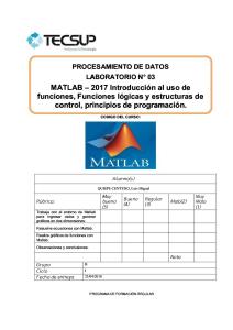 Lab 03 - Matlab