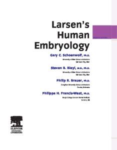 Larsen - Human Embryology