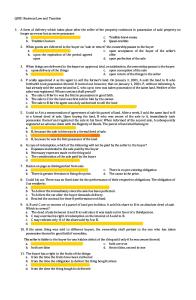 Law on Sales - Cpar(Answers)