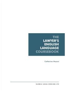 Lawyer’S English Language: Catherine Mason