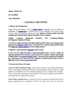 Lazada Case Study
