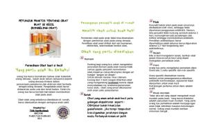 Leaflet Konseling Obat