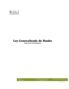 Ley Generalizada de Hooke