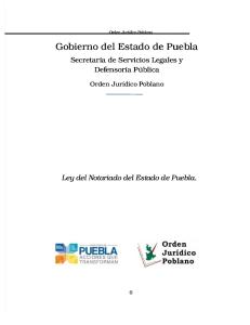 Ley Notariado Puebla abrogada